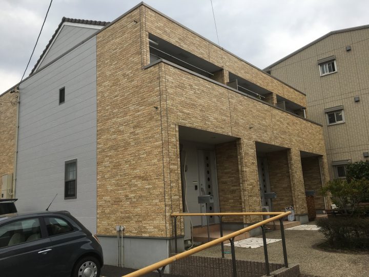 稲沢市 Gアパート様 外壁塗装・防水工事