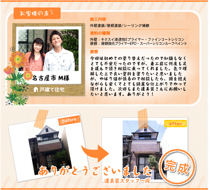 名古屋市 M様
