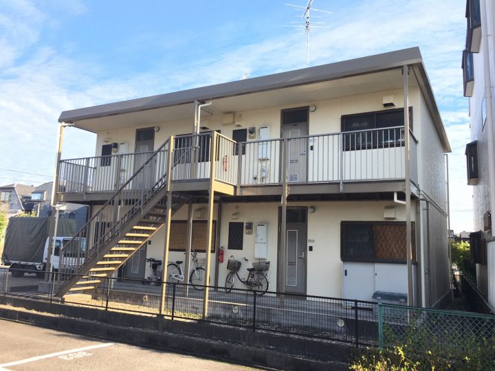 一宮市　Ｓアパート様　外壁塗装・屋根塗装