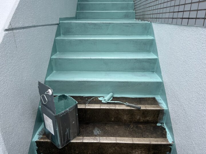 階段防水工事②