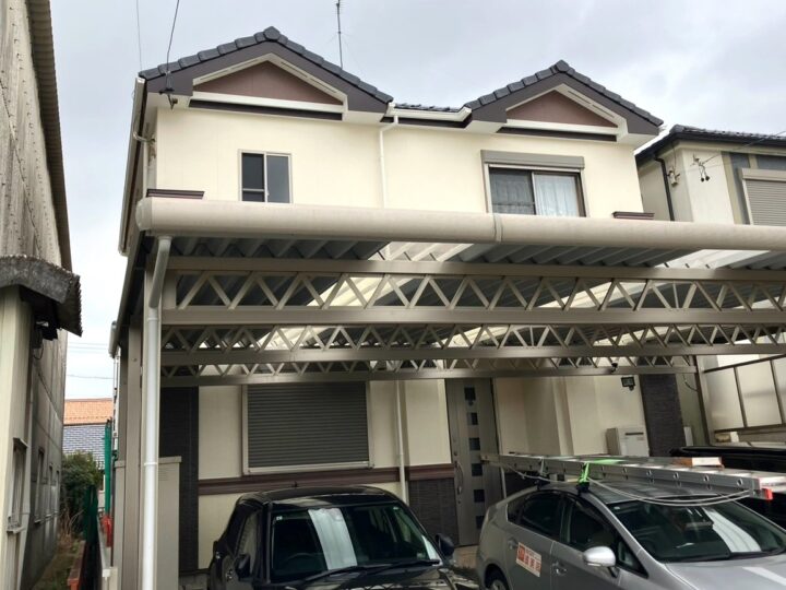 一宮市　Ｈ様　外壁塗装・防水工事