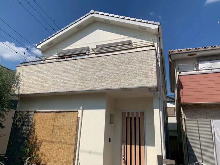 一宮市　Ｎ様　外壁塗装、防水工事