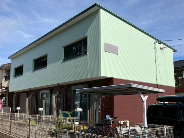 北名古屋市　Ｐアパート様　外壁塗装・屋根塗装