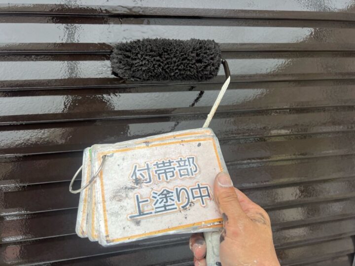 シャッターボックス塗装③