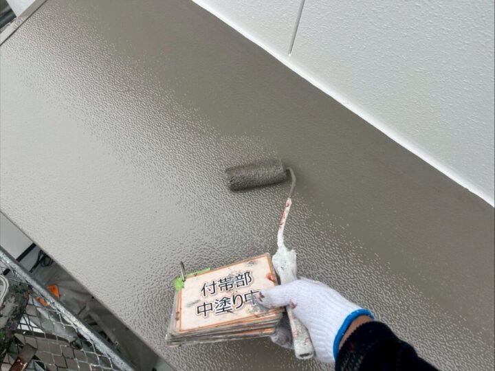 庇塗装③