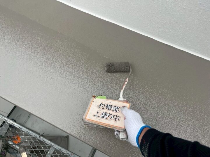 庇塗装④