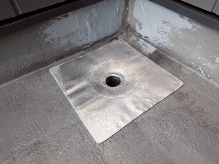 エントランス上防水工事③