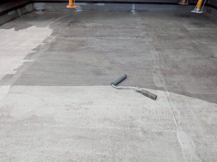 エントランス上防水工事②