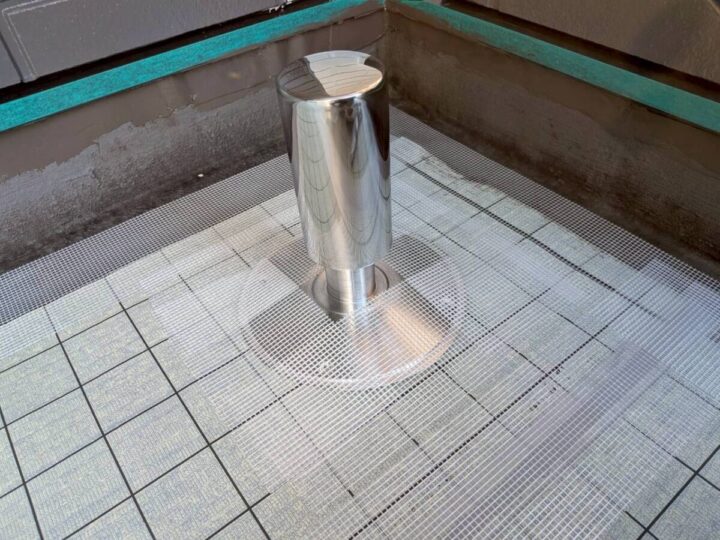 エントランス上防水工事⑤