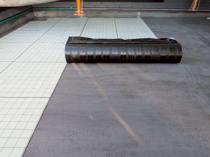 エントランス上防水工事④