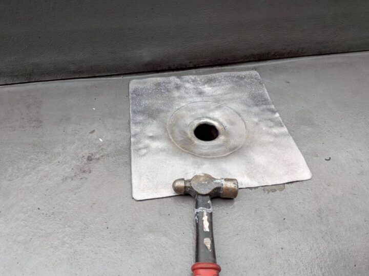 エントランス上防水工事②