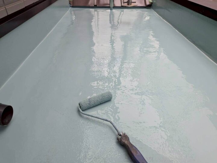 エントランス上防水工事⑥