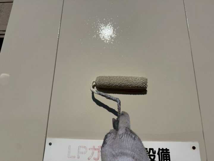 LPガス倉庫塗装④