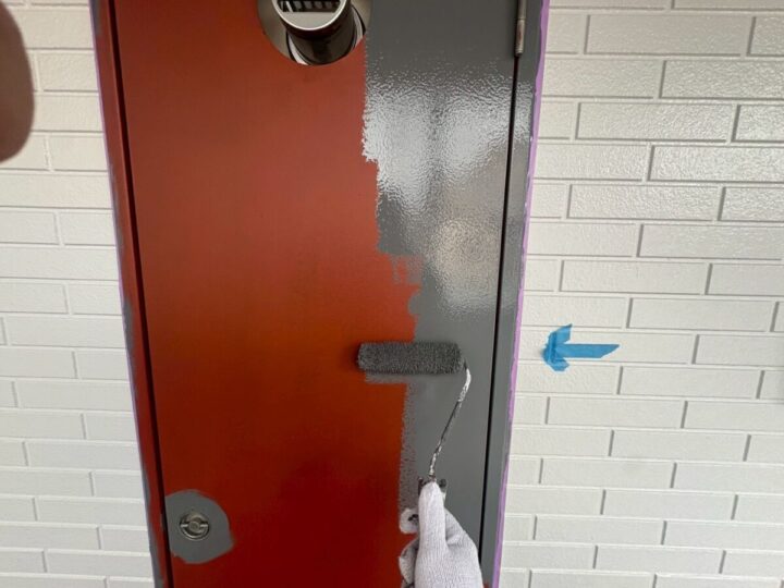 PSガスチャンバー扉塗装③