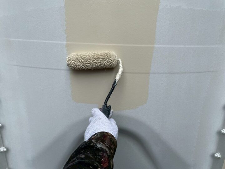 貯水槽タンク塗装③