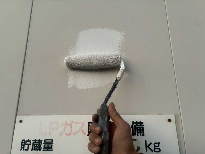 LPガス倉庫塗装②