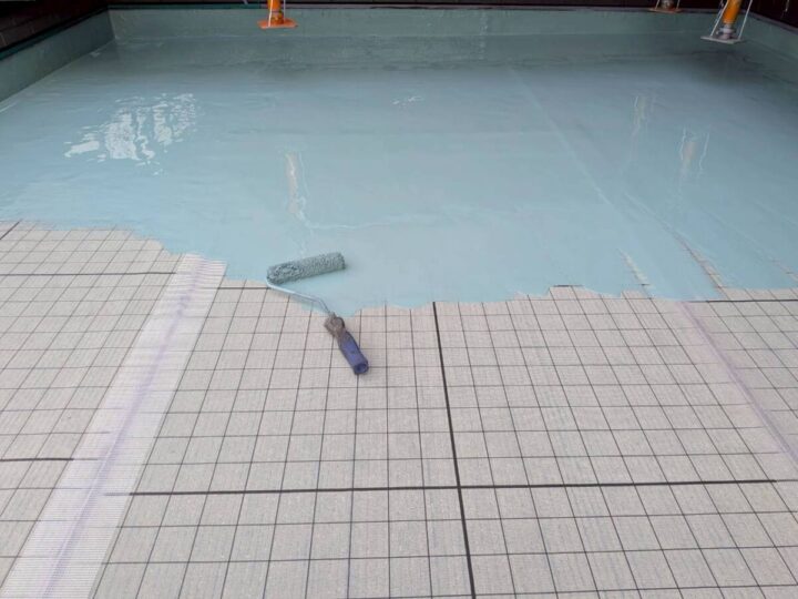 エントランス上防水工事⑥