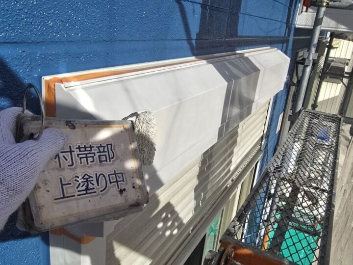 シャッターボックス塗装④