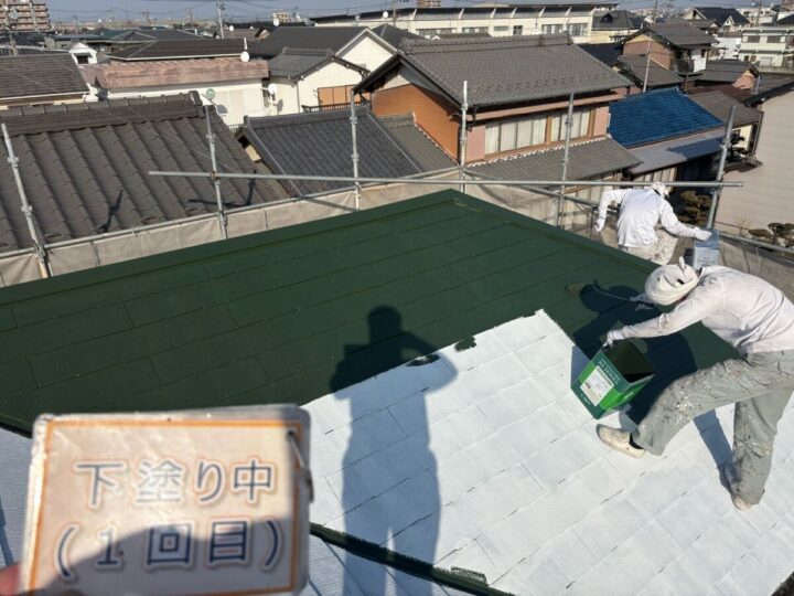 屋根塗装②