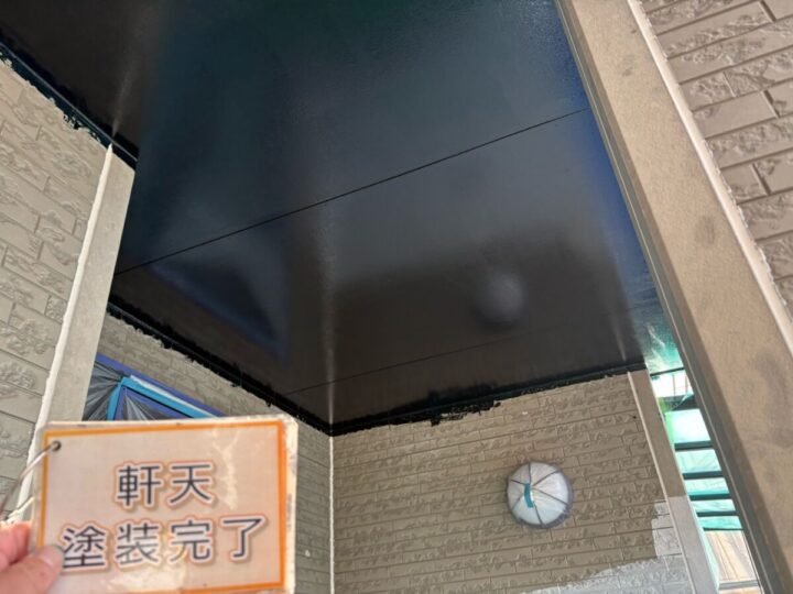 軒天塗装②