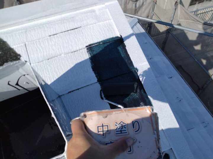屋根塗装③