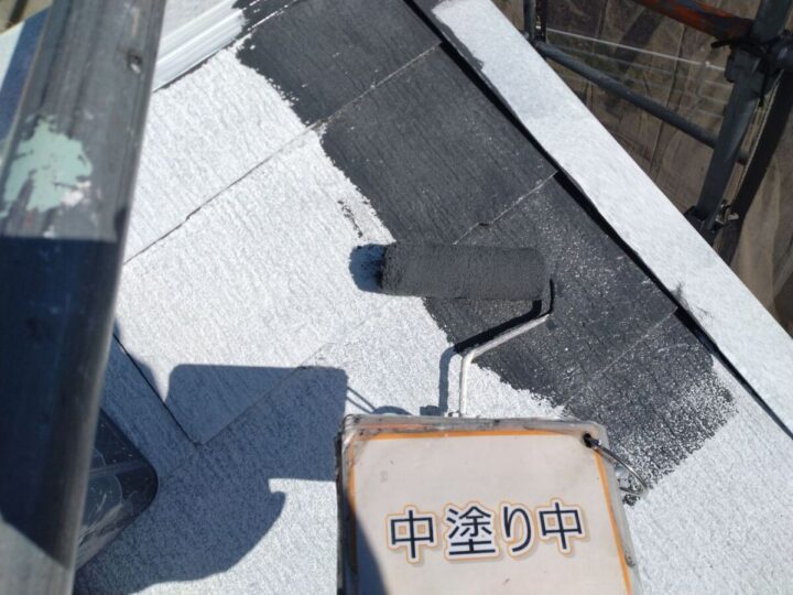 屋根塗装③
