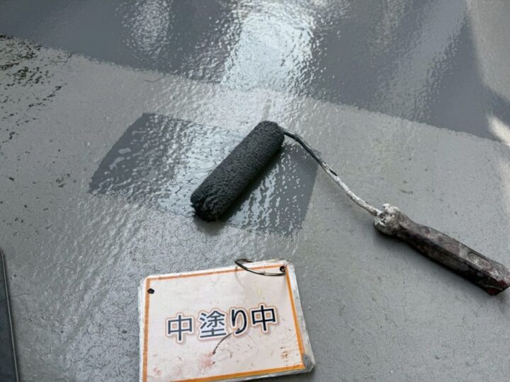 ベランダ防水工事②