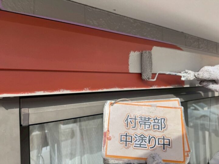 シャッターボックス塗装③