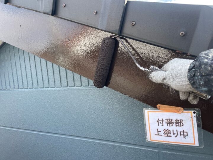 破風板塗装②