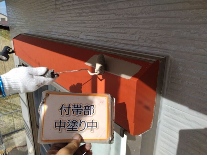 シャッターボックス塗装③