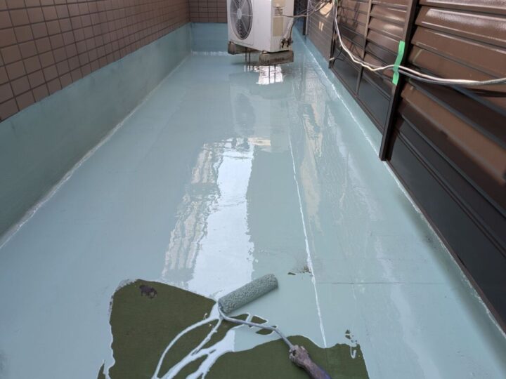 ベランダ防水工事②