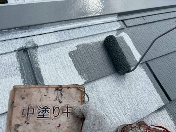 屋根塗装②
