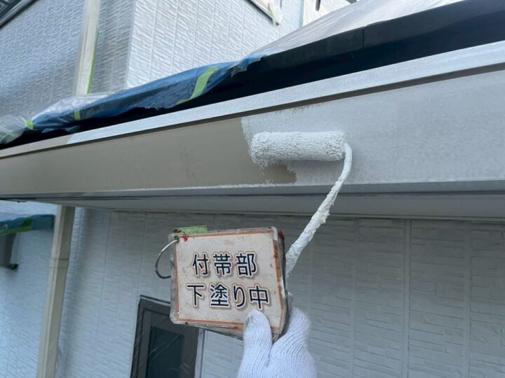 軒樋塗装①