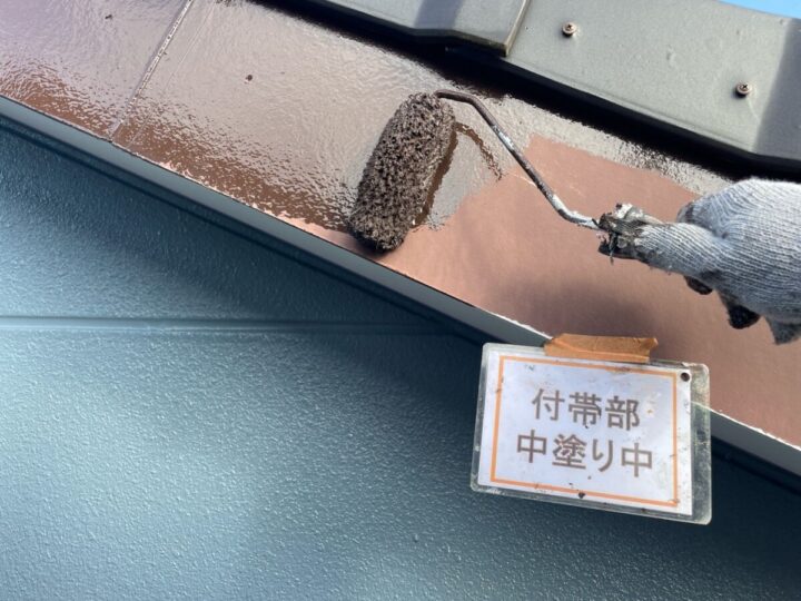 破風板塗装①