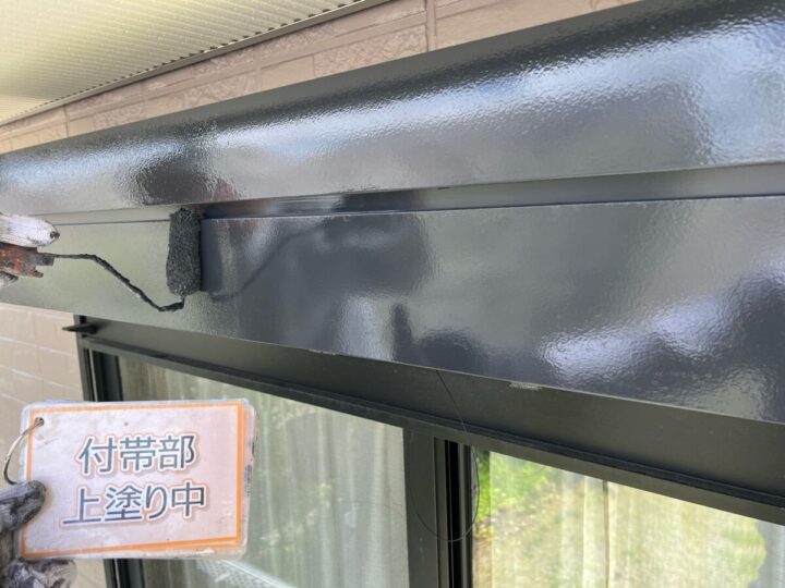 シャッターボックス塗装③