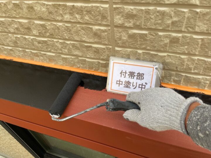 シャッターボックス塗装②