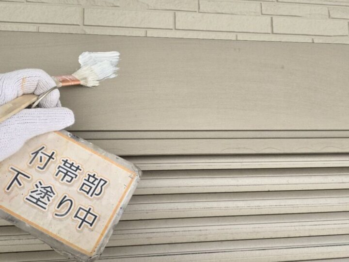 シャッターボックス塗装②