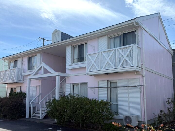 鈴鹿市　GアパートＦ棟様　外壁塗装・屋根塗装　