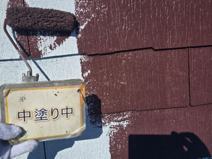 屋根塗装②