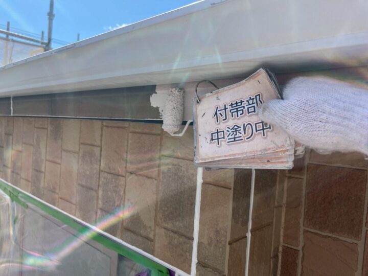 破風板塗装②