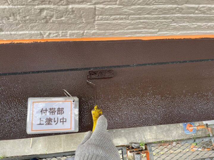 庇塗装③